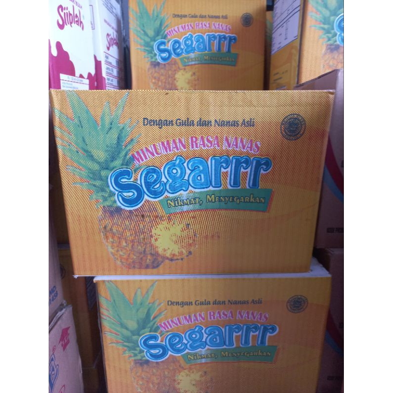 

SEGARRR MINUMAN RASA NANAS 1 KARTON ISI 32 x 120ML