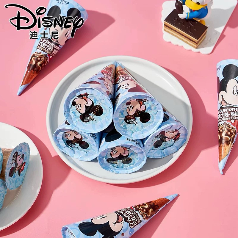 

[READY STOCK] DISNEY CRUNCHY CONE RASA COKLAT DAN STRAWBERRY