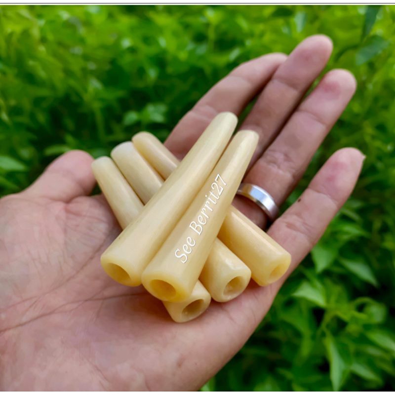 pipa once super tebal model bulat gading