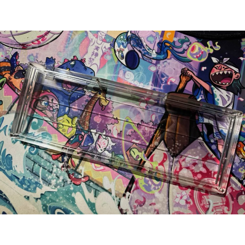 custom case akrilik model sandwich fantech maxfit61 mechanical keyboard bekas
