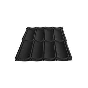 Genteng Metal  pasir Kencana 2 Susun hitam tebal 0.30mm Reng 38.5cm