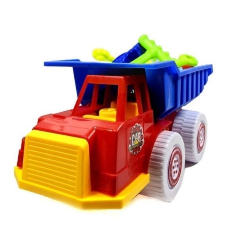 Mainan Edukasi Anak Truk Truck Cetakan Pasir Pantai Set LENGKAP Jala AK35