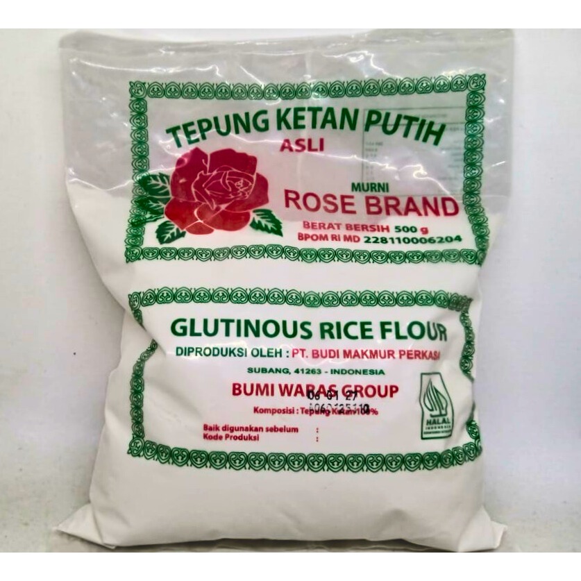 

Tepung Ketan Putih Rose Brand