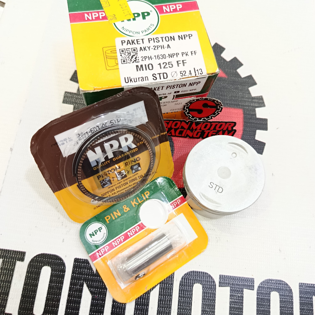 Piston Kit / Paket Seher Set NPP Japan Yamaha Mio  M3 Over Size STD Standar