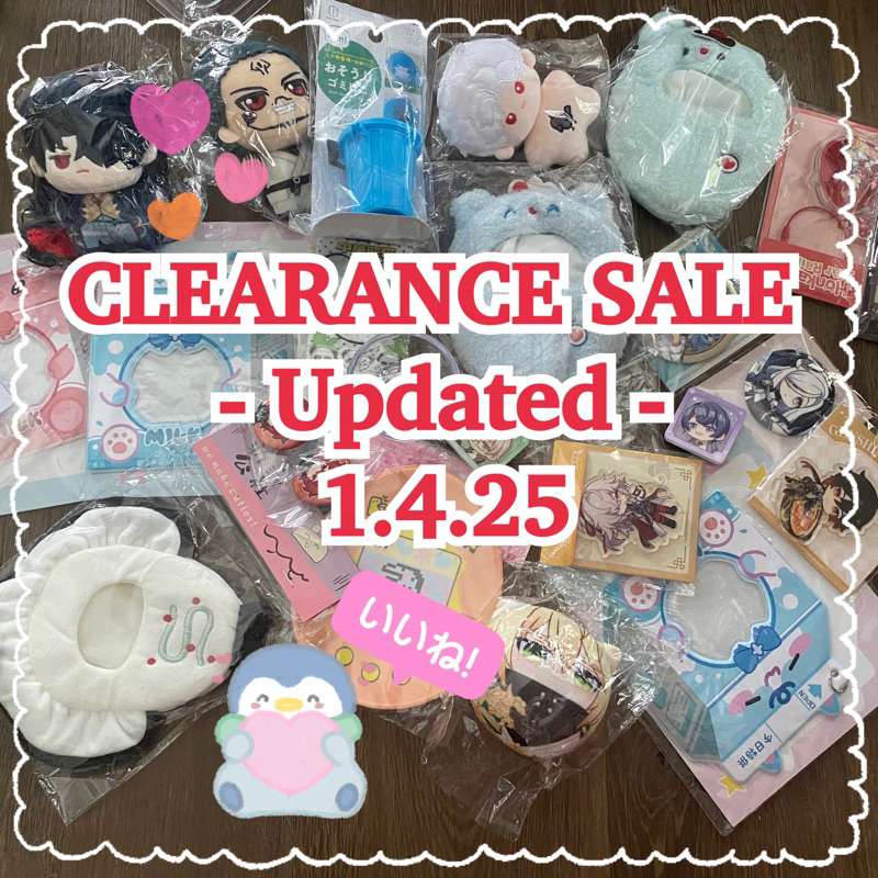 [Clearance Sales] Various merchandise keychain / plushies / book / badge / tears of themis vyn richt