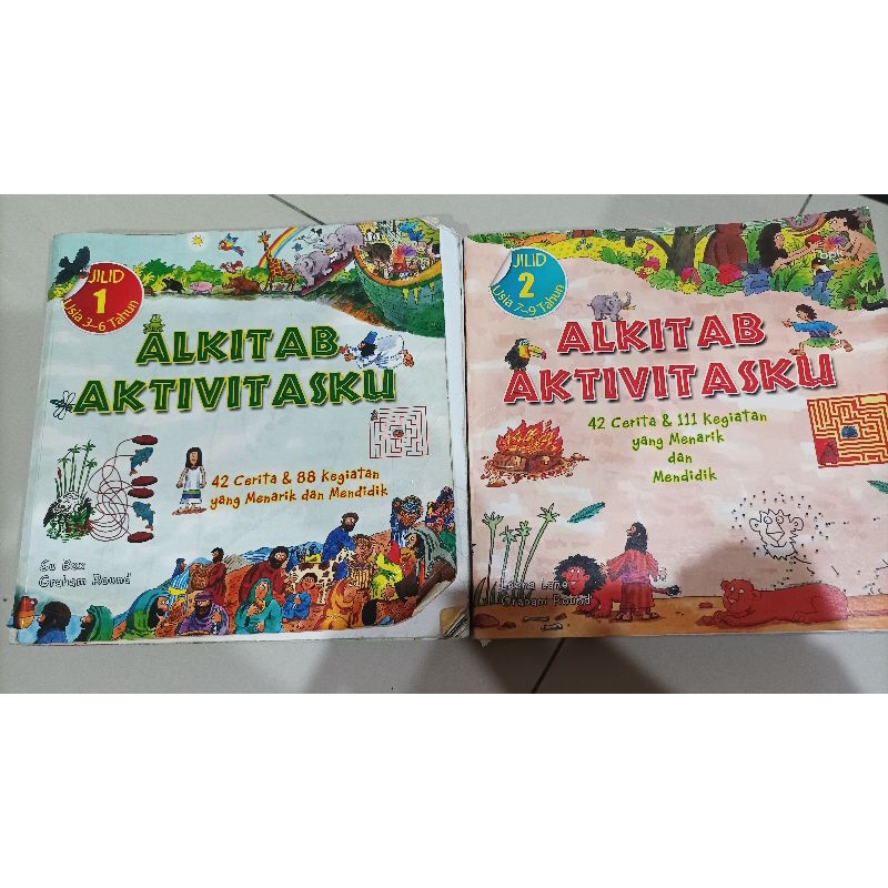 [preloved] Bundling buku Alkitab Aktivitasku jilid 1 dan 2