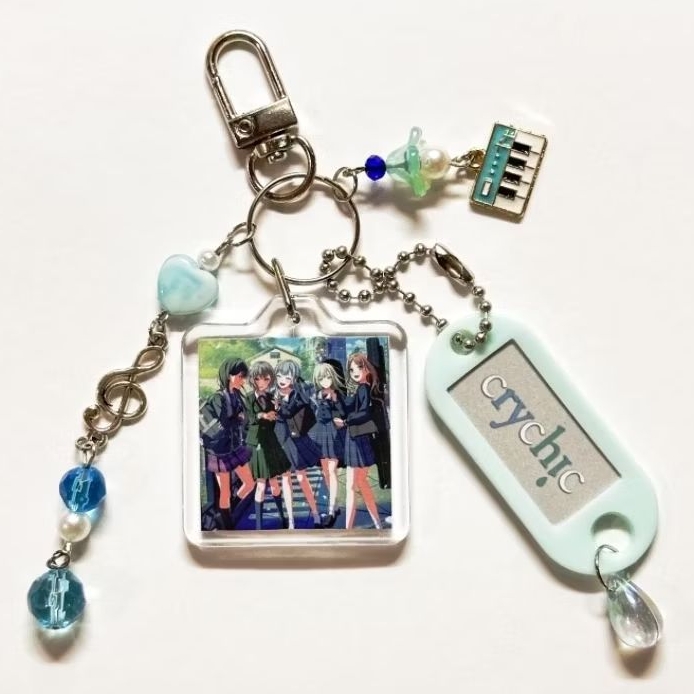 bandori: crychic keychains ♡ gantungan kunci bang dream mygo ave mujica (by zoarbit)