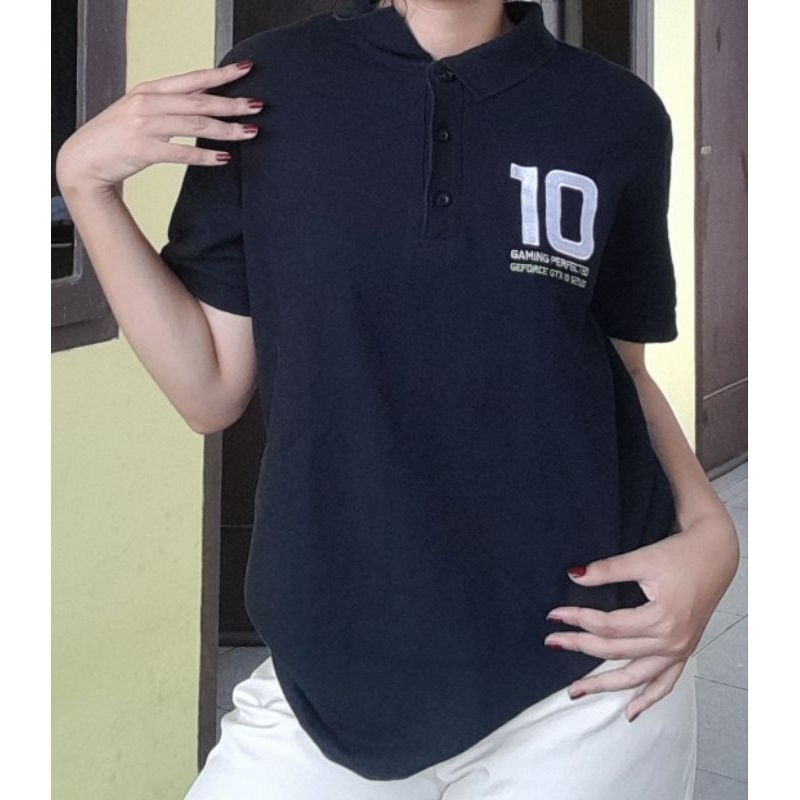 kaos kerah Gildan premium cotton unisex preloved