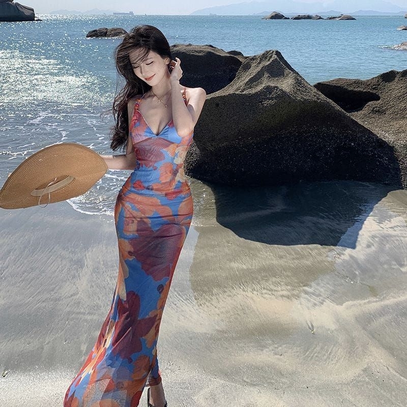 Dress Wanita /Sexy Dress/Pantai Baju Wanita /Beachwear Wanita /Import  D568