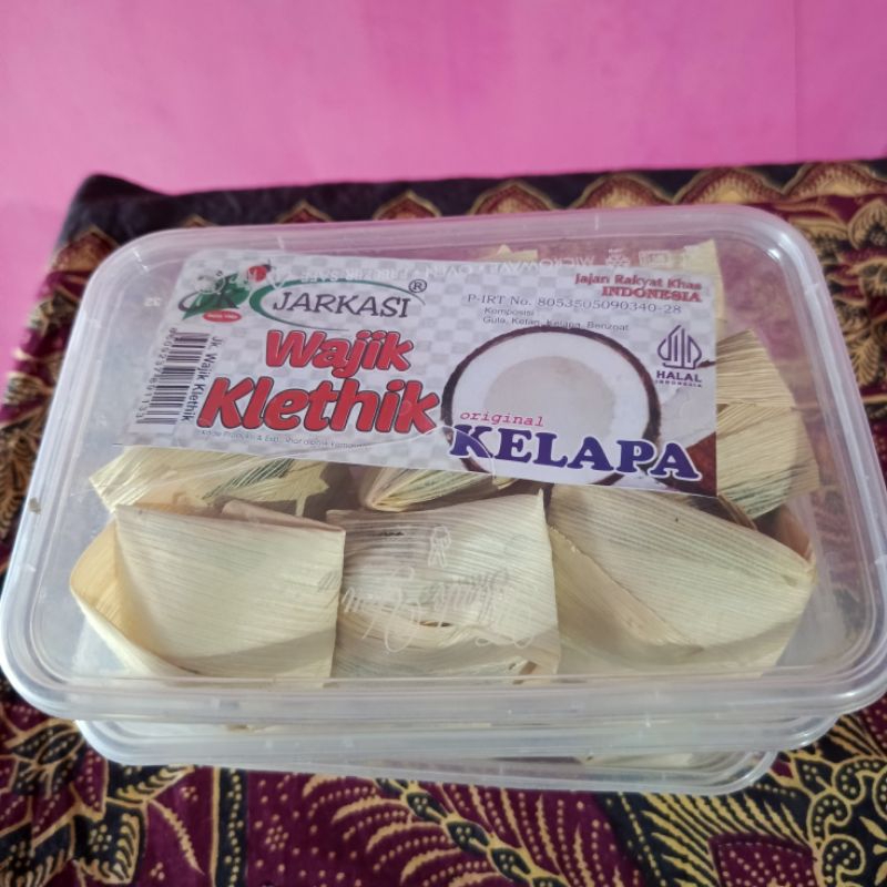 

Wajik Klethik Wonogiri,sangat lezat manis