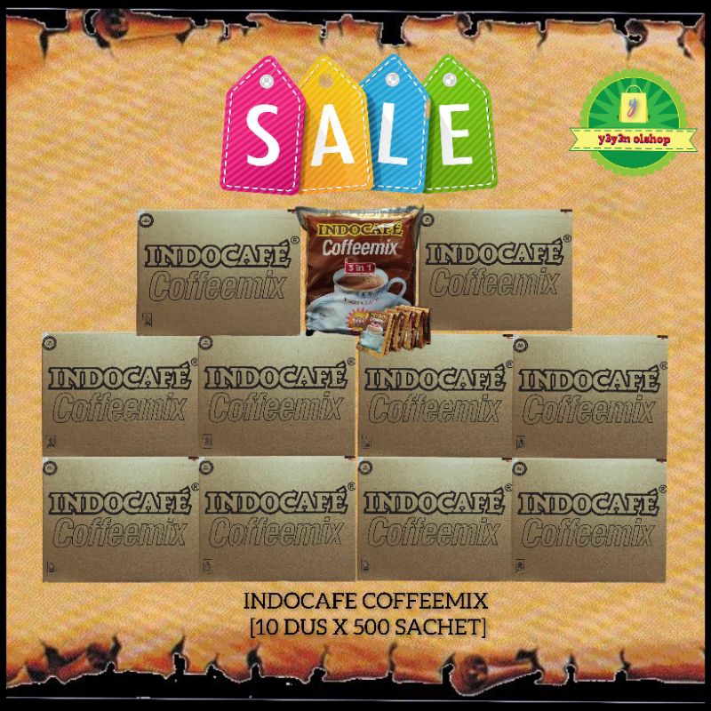

INDOCAFE COFFEEMIX 3IN1 [10 DUS @500 SACHET]
