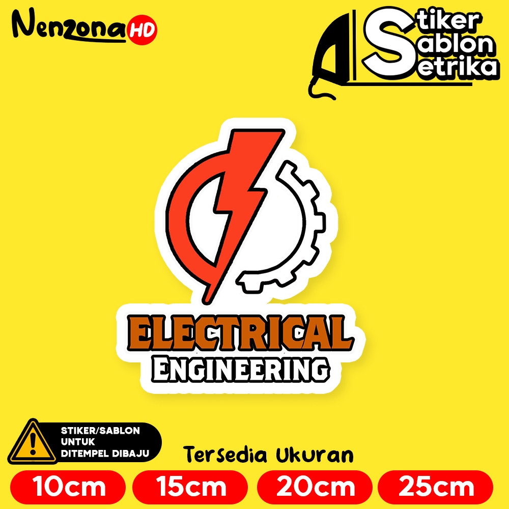 

Electrical Engineering Stiker Sablon Setrika by Nenzona HD