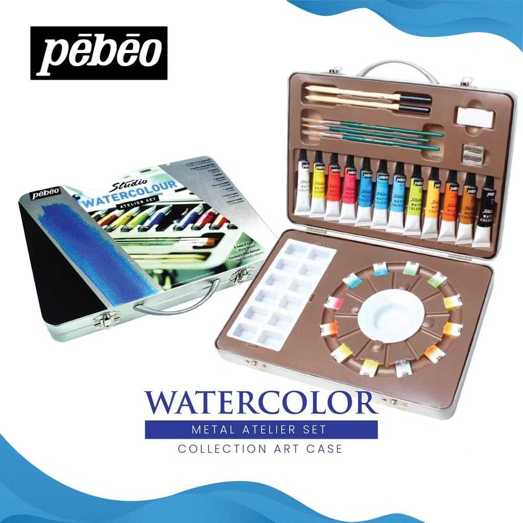 

Gramedia Tunjungan : Pebeo Fine Watercolor Metal Atelier set