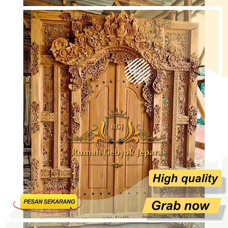 Pintu Gebyok Ukir Jati Jepara | Gebyok Bali | Pintu Gebyok Ukir | Gebyok Ukir Bali | Pintu Gapura