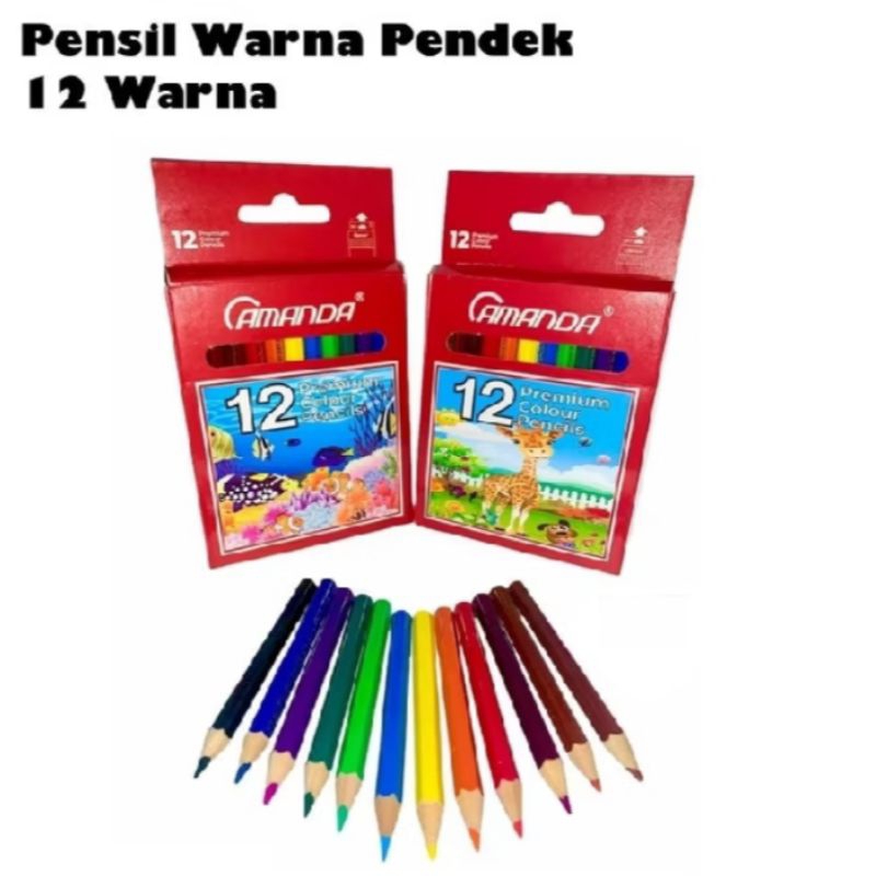 

Pensil Warna Pendek 12 Warna - 123 Acp