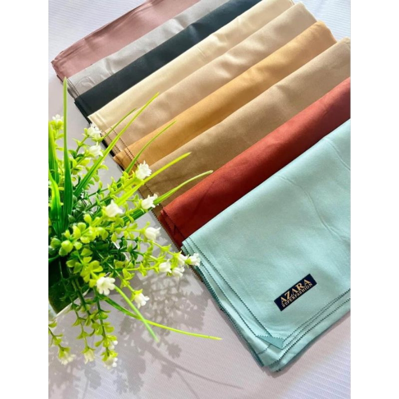hijab segi empat polos azara