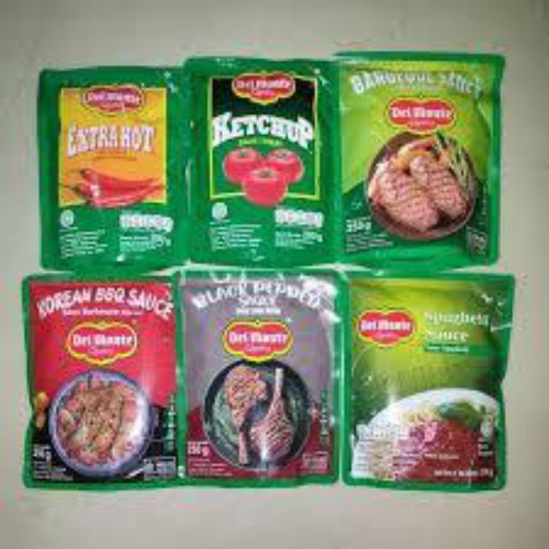 

Delmonte Spaghetti Sauce ,Barbeque Sauce 250 gram Black Paper , Korean BBQ Sauce HALAL