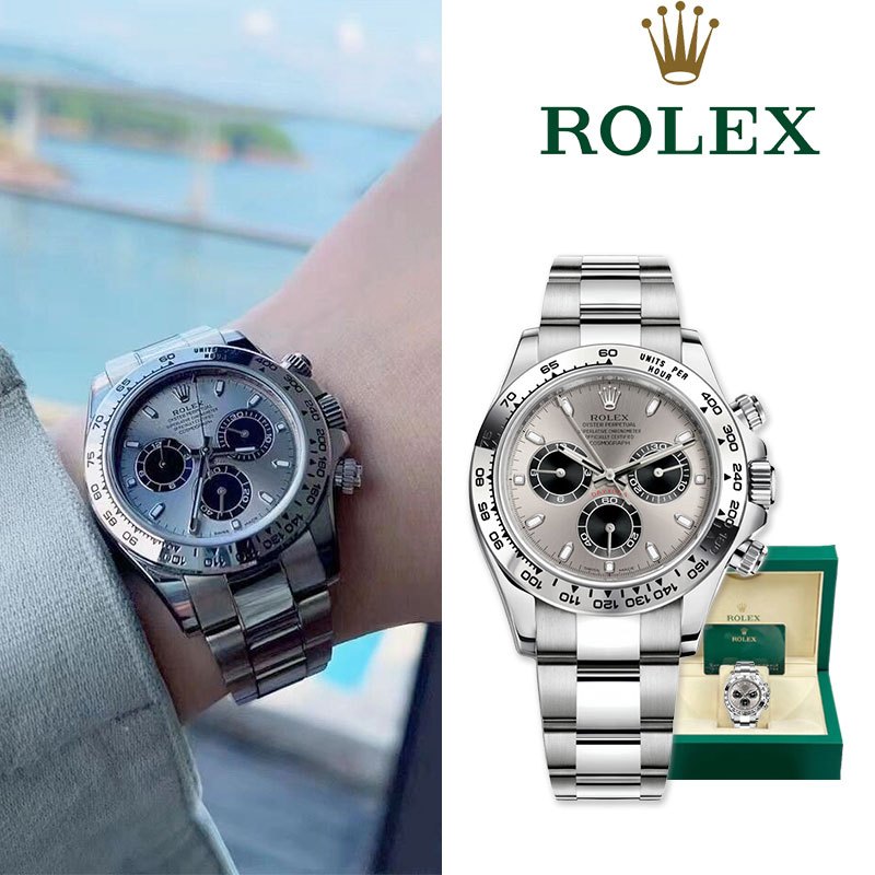 【Daytona】100% original Rolex Daytona Jam Tangan Rolex Pria M116509-0072 40mm Ready Stock Automatic 9