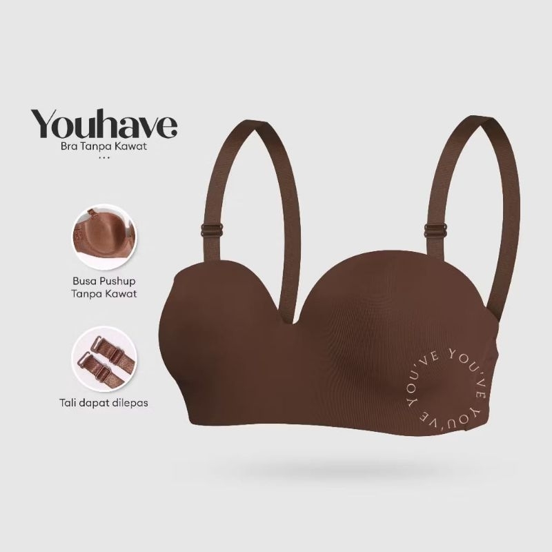 BH Bra You ve 100204 ada kawat tali bisa lepas 38 - 42