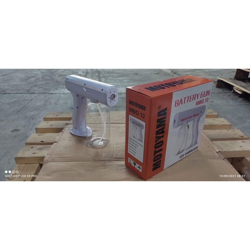 Battery Gun Motoyama MBG 12  Nano Steam Gun Motoyama  Disinfektan Sprayer Motoyama