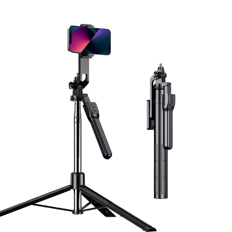 Tripod Tongsis TR13 Bluetooth 170cm Tripod Tongsis HP Selfie Jqvitec Remot Shutter Bluetooth