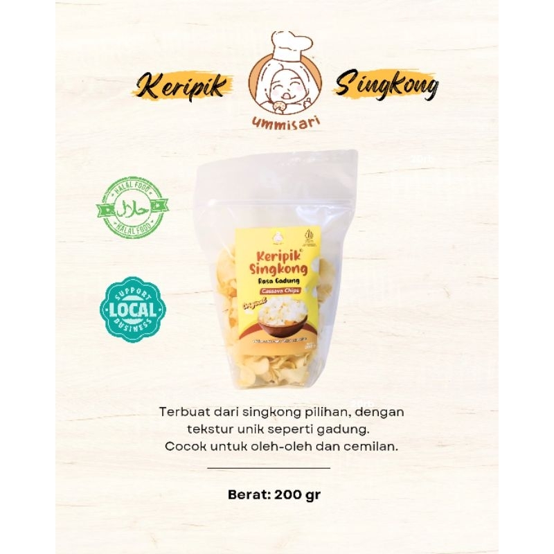 

Keripik Singkong Ummisari, Rasa Gadung, Unik & Renyah