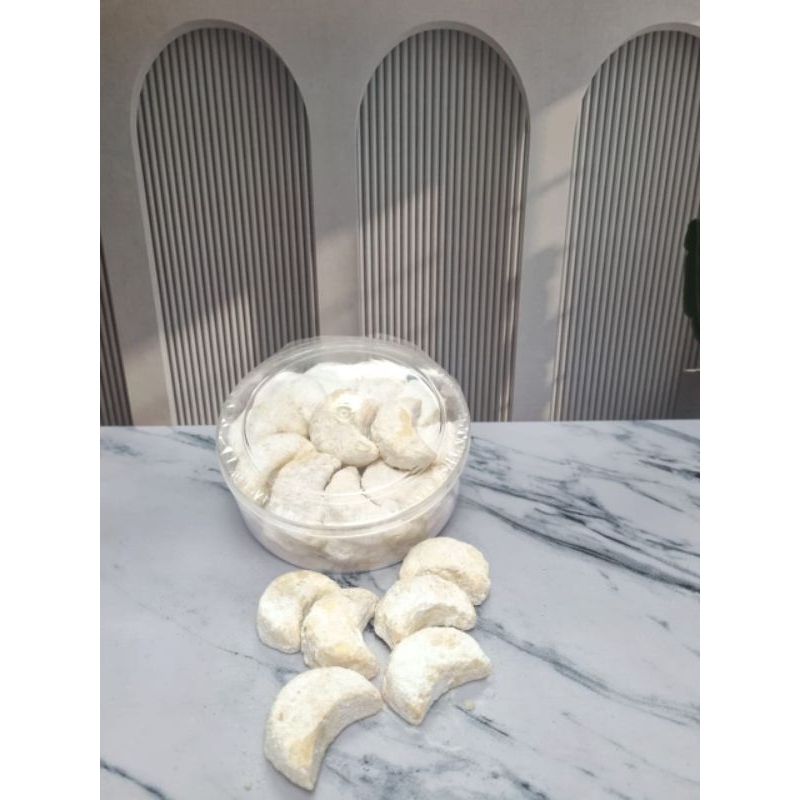 

kue kering putri salju Home made toples bulat 250gram