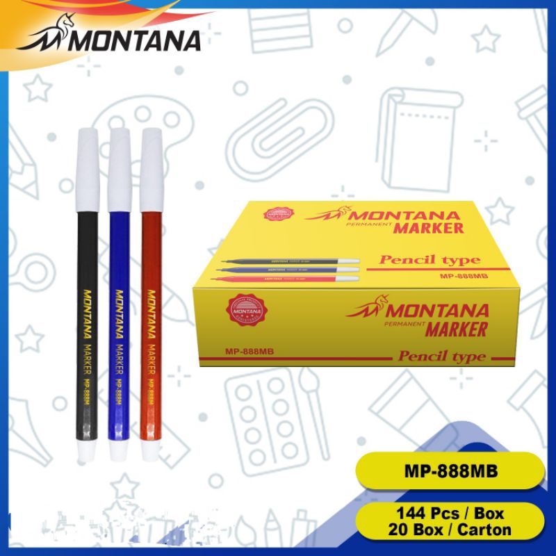 

SPIDOL KECIL 12PCS HITAM MONTANA MP 888 MB SPIDOL PENANDA MURAH HITAM