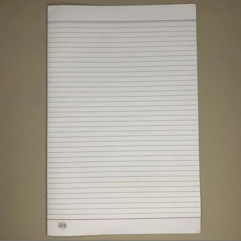 

Kertas Double Folio Bergaris 10 Lembar