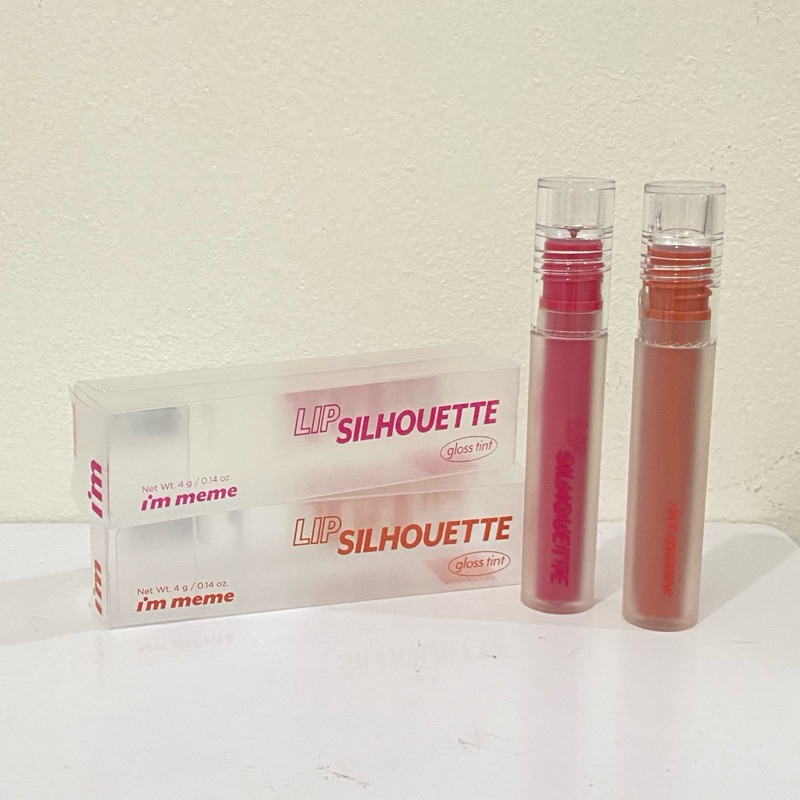I'M MEME Lip Silhouette Gloss Tint 02 & 09 im meme