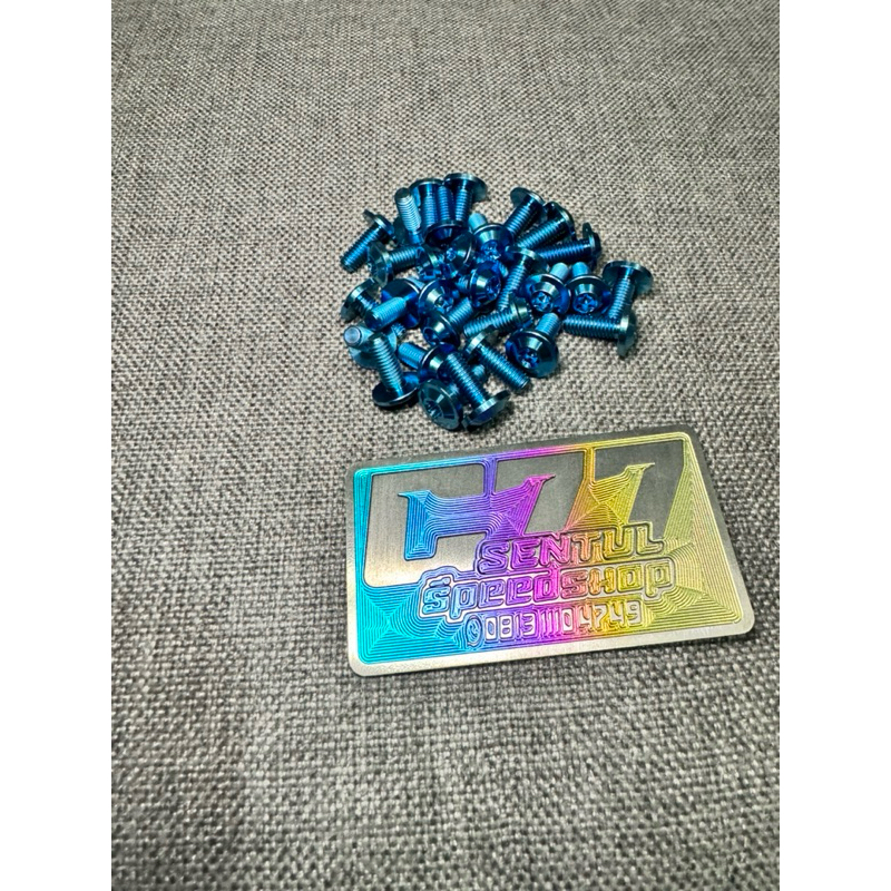 baut piringan cakram titanium baut disc titanium vario new drat 10 harga untuk per 1 biji baut