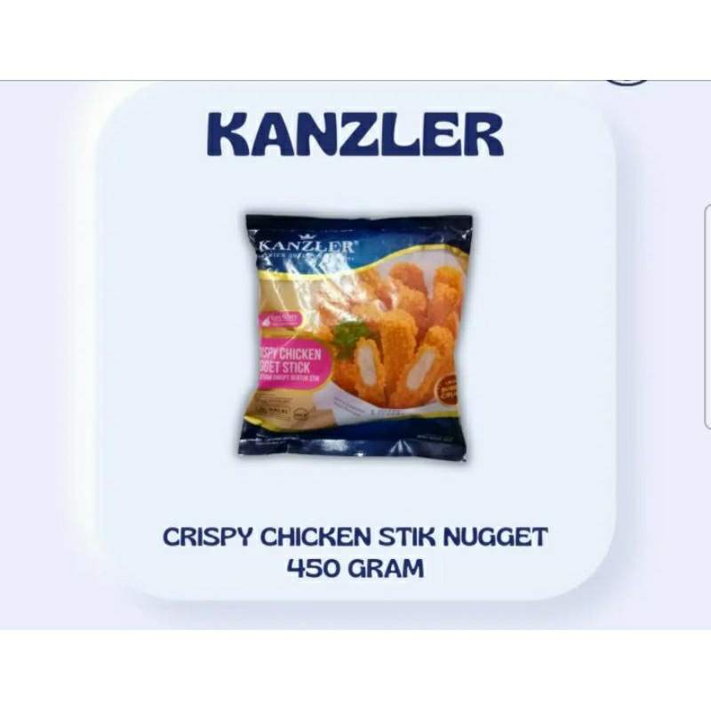 

Kanzler Crispy Chicken Stick Nugget 450 Gram