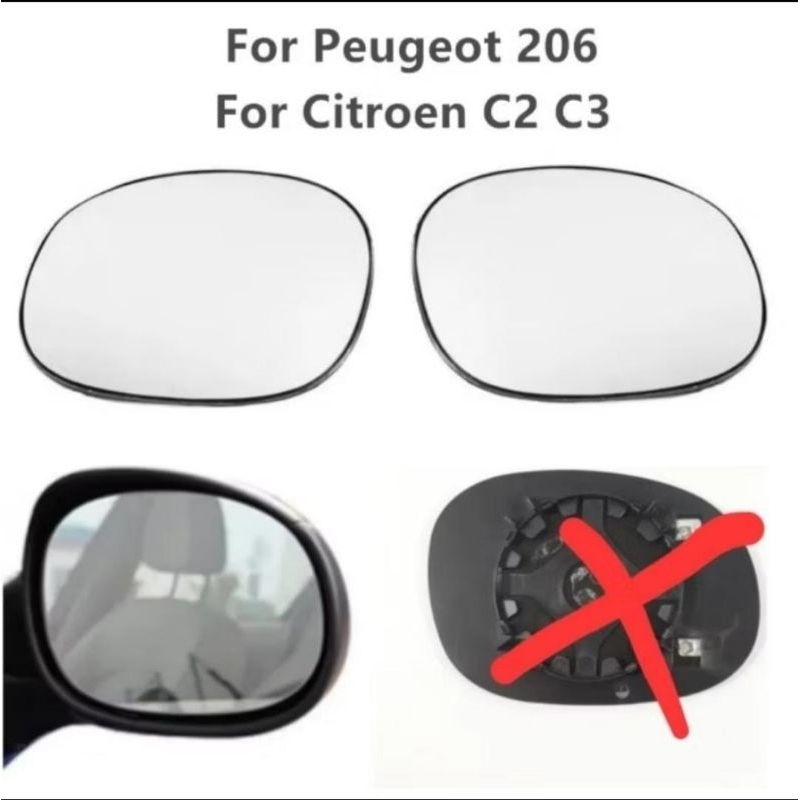 kaca spion Citroen C2 Peugeot 206 207