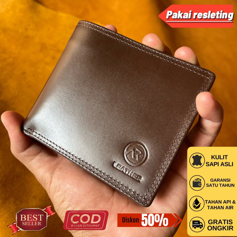 ⭐⭐⭐⭐⭐PROMO HARI INI DOMPET KULIT SAPI RESLETING ASLI ORIGINAL LAKI2 GRATIS ONGKIR COD BAYAR DI TEMPA