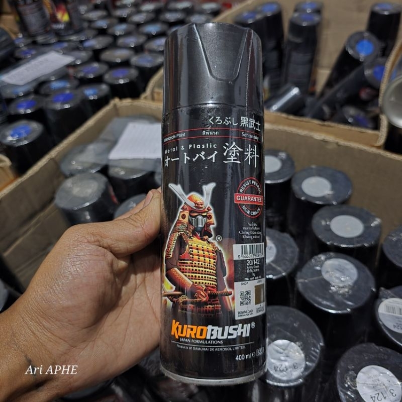 PROMO Samurai Paint Army Green 142 hijau army 400 ml - cat semprot pilok pylox