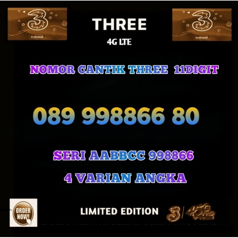 NOMOR CANTIK TRI 11 DIGIT HOKI ABCD ABCD