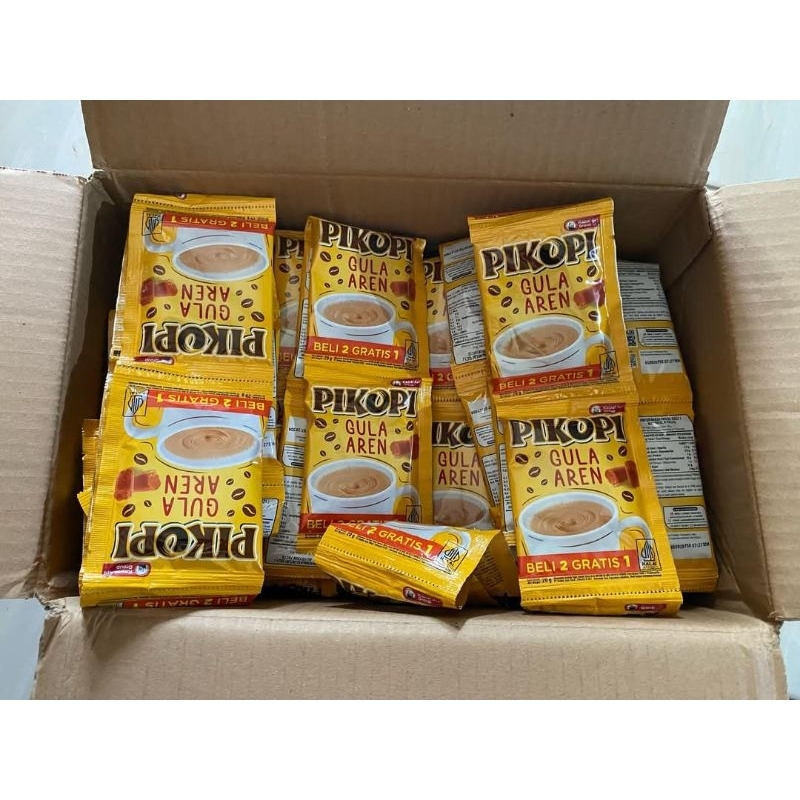 

pi kopi gula aren rencengan isi 10 saset ya kaka