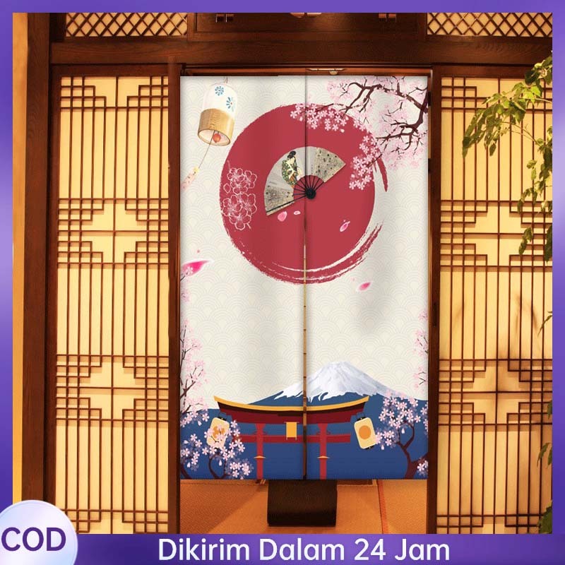 Gorden Pintu Dan Jendela Gorden Pintu Tirai Pintu Gaya Jepang Tirai Jendela Dapur Tirai Pintu Dapur 