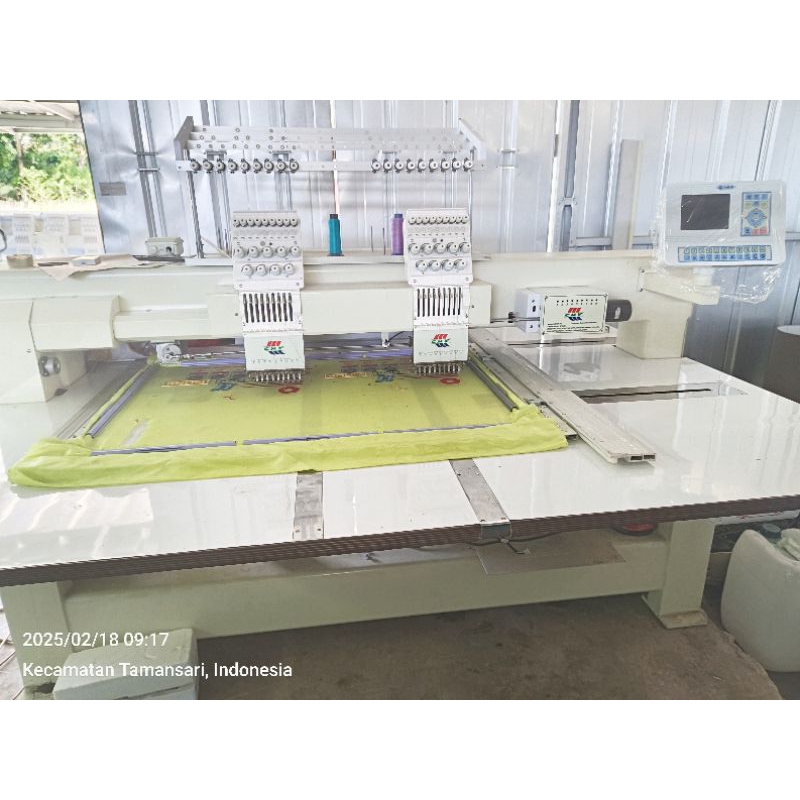 Mesin bordir 2 kepala CNY