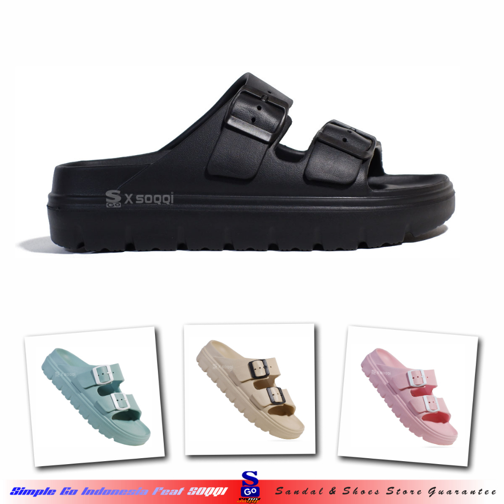 Carvil Anaya Sandal Selop Wanita Dewasa Strap 2 Ori Sendal Slop Phylon Cewek Terbaru 36-40
