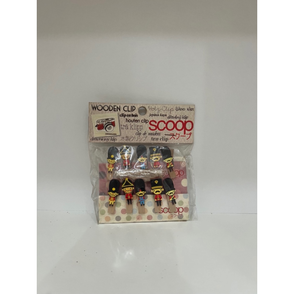 MINISO Clip Jepitan Kayu Gantungan Barang