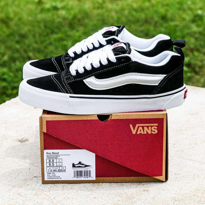 Vans Knu Skool Black White Original 100% BNIB Legit Global Market