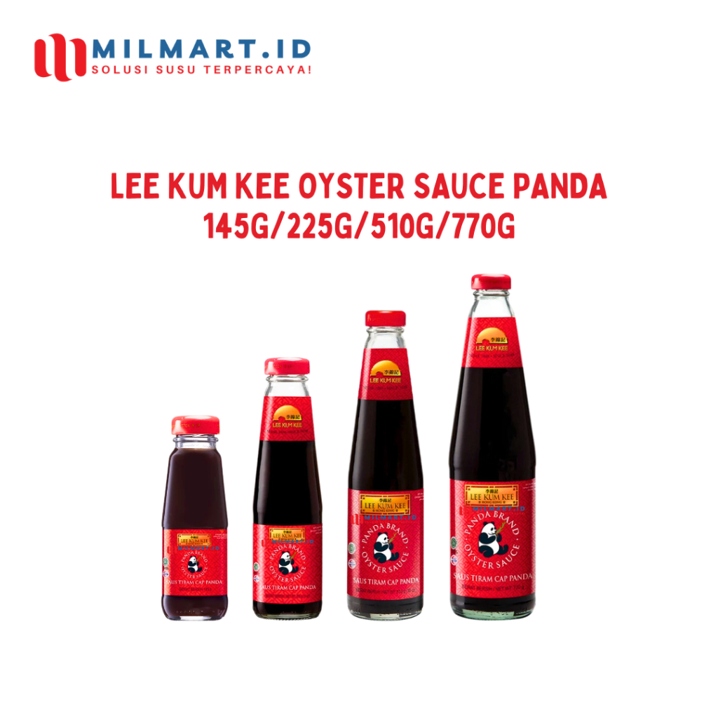 

LEE KUM KEE OYSTER SAUCE SAUS TIRAM CAP PANDA 145G/255G/510G/770G