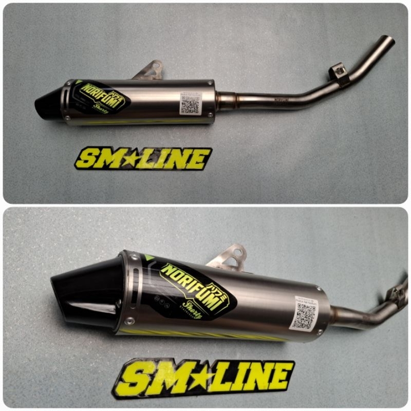 knalpot Norifumi Shorty klx150 Dtracker150 Knalpot klx150