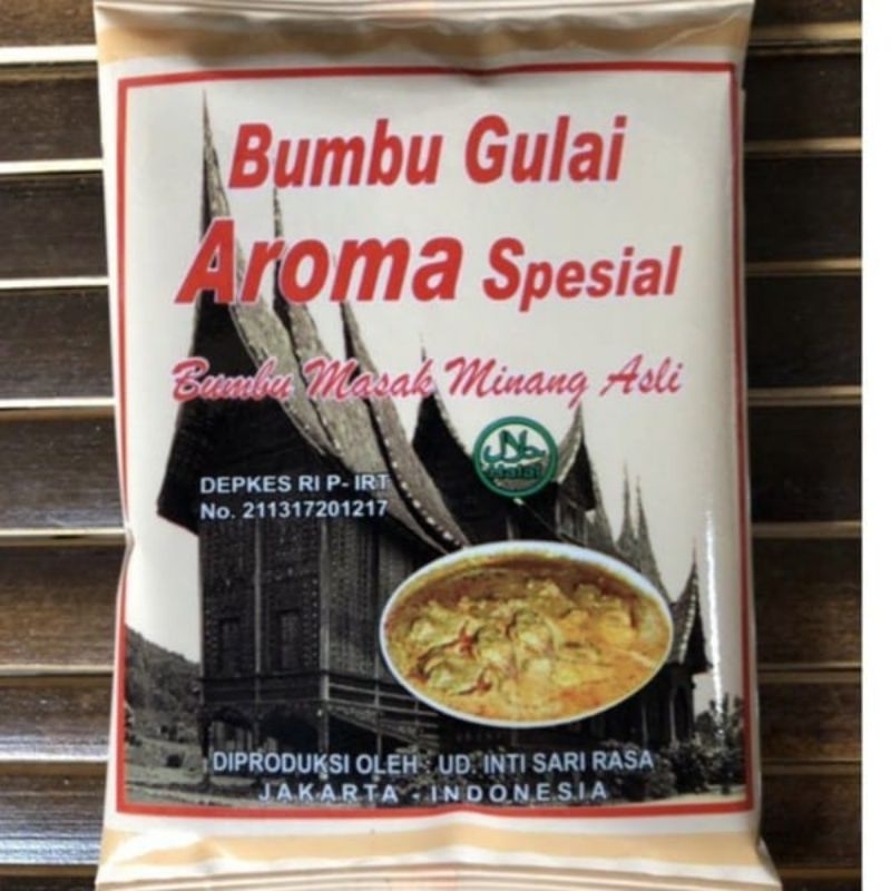 

BUMBU GULAI AROMA SPECIAL ( Bumbu Masak Minang Asli) 50 gr