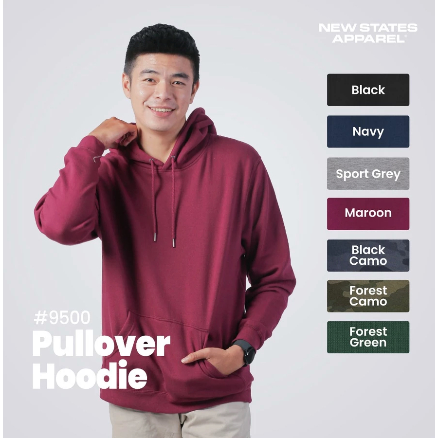Jaket Polos Hoodie New States Apparel 9500
