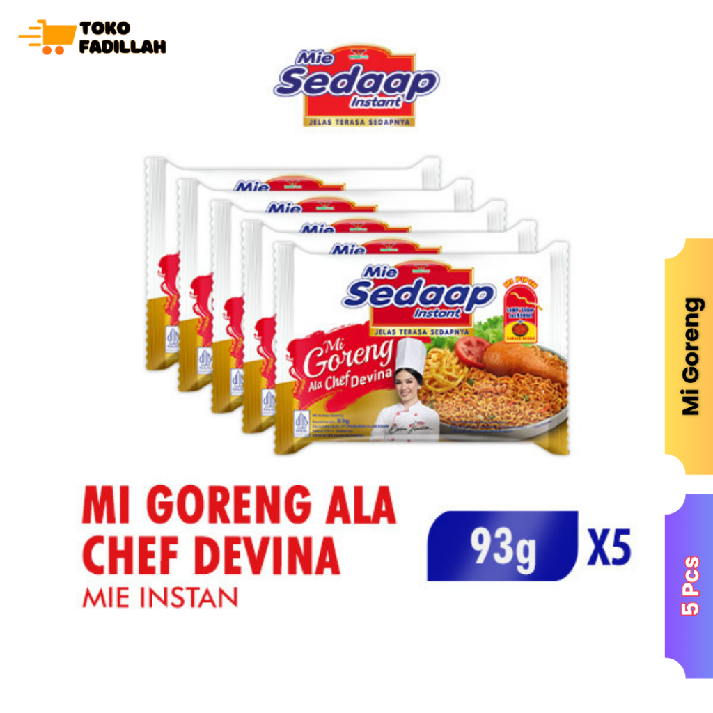 

Mie Sedap Goreng Ala Chef Devina 93g x 5 pcs