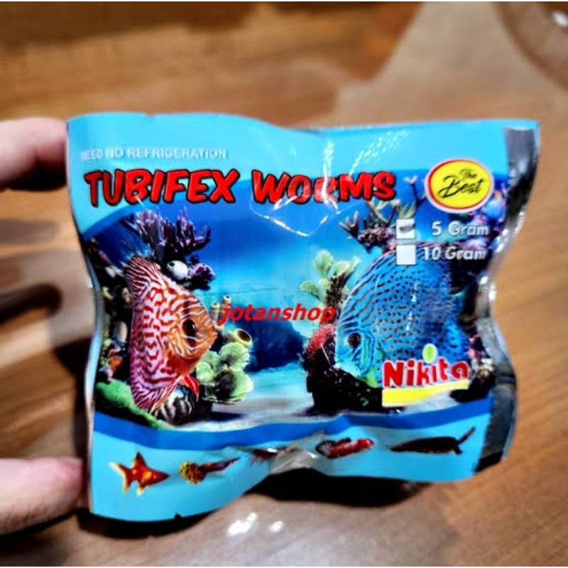 cacing kering tubifex worm caker