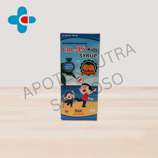 CAL-95 KIDS SYRUP / RASA JERUK / CALCIUM