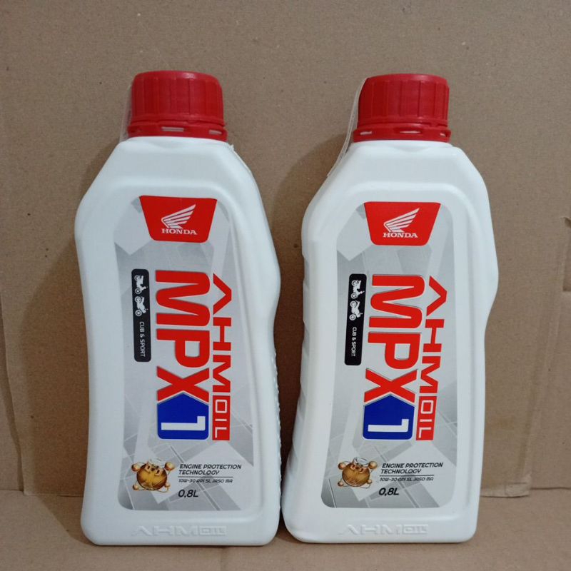 Oli mpx 1 0,8L oli ahm mpx 1 800ml oli pelumas mesin motor matic mpx 1 0,8l oli mesin honda mpx1 0,8